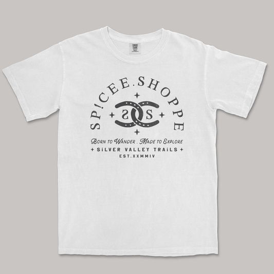 SPICEE Vintage Logo | White | Tee Shirt