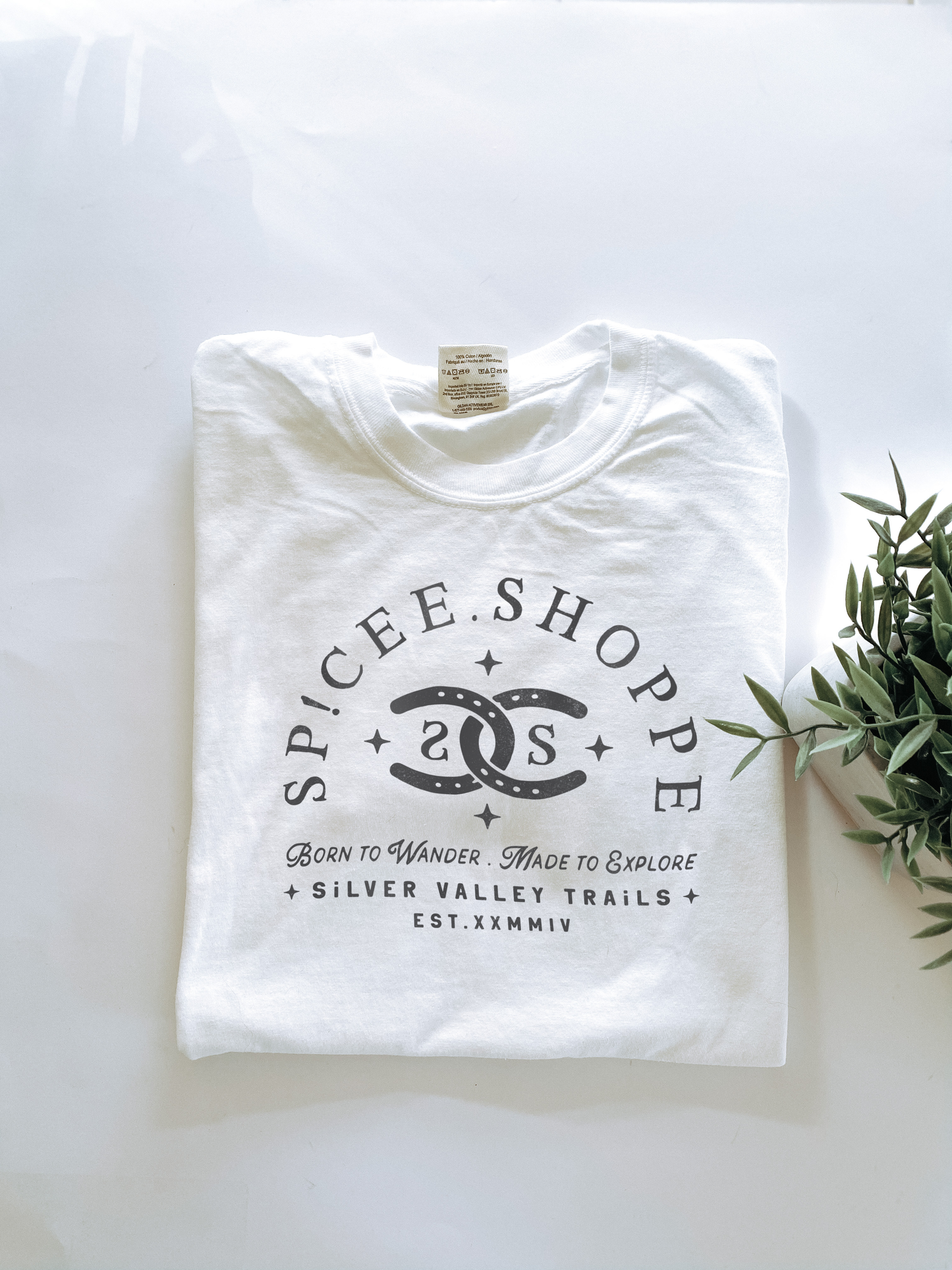 SPICEE Vintage Logo | White | Tee Shirt