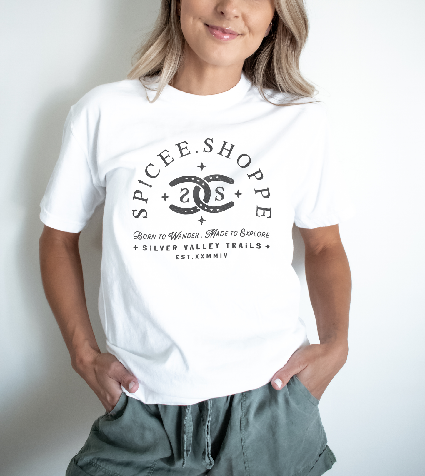 SPICEE Vintage Logo | White | Tee Shirt