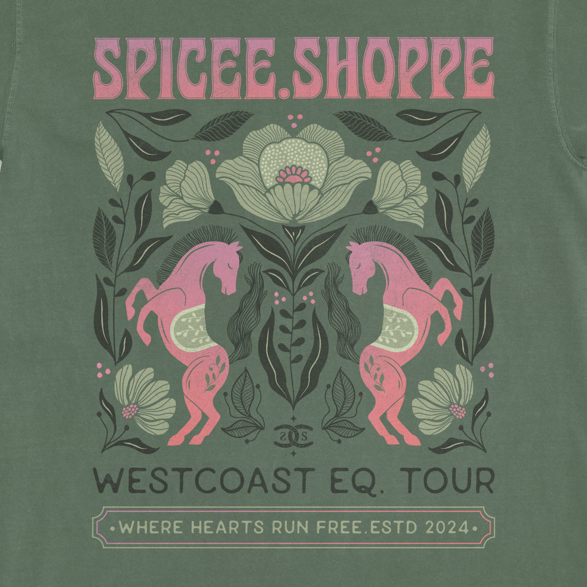 Westcoast Tour | Moss | Tee Shirt