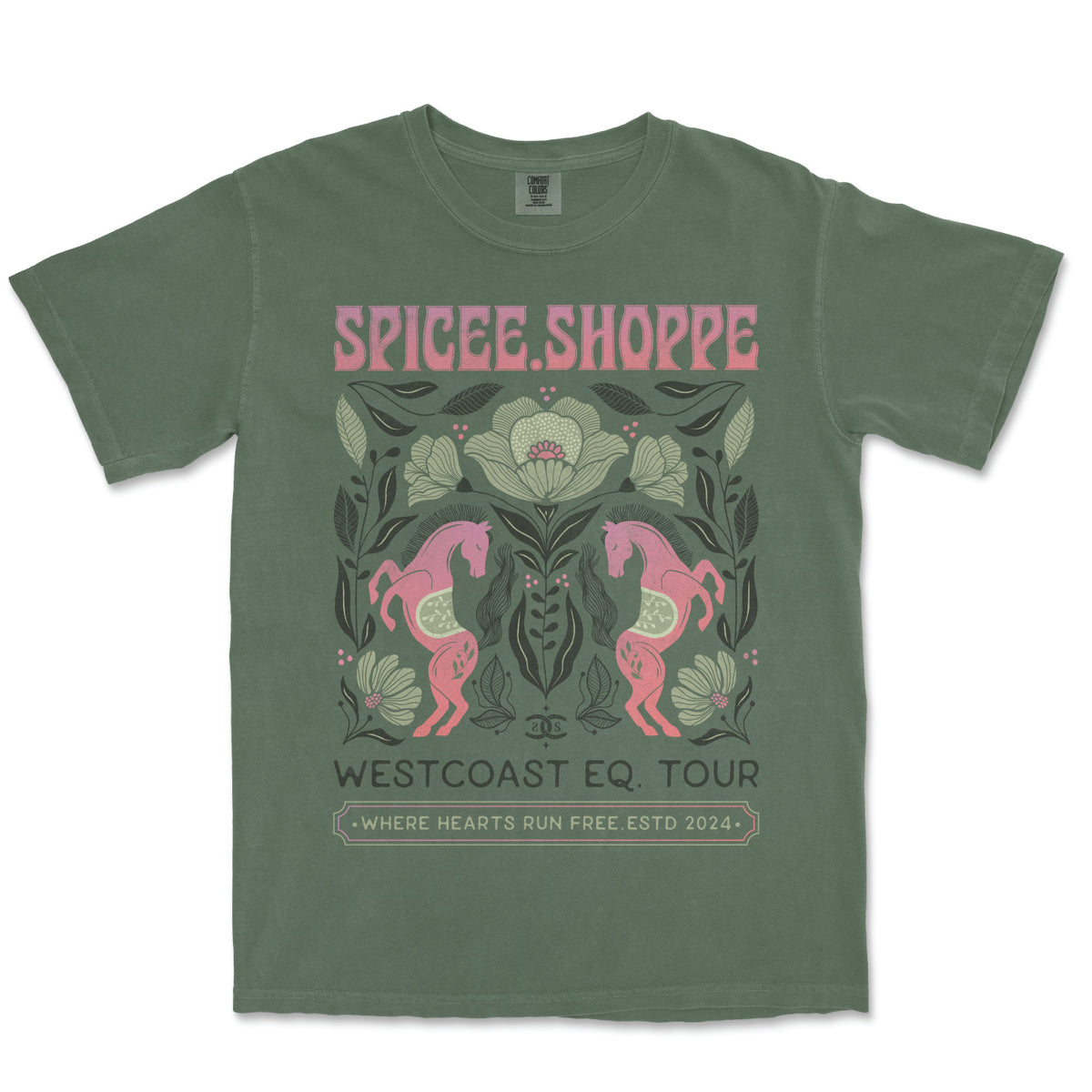 Westcoast Tour | Moss | Tee Shirt