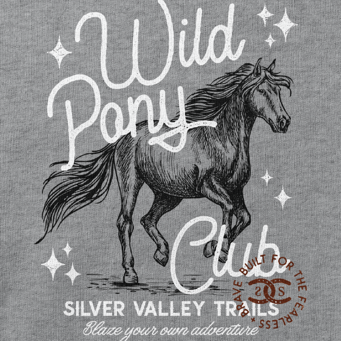 Wild Pony Club | Sport Grey | Hoodie