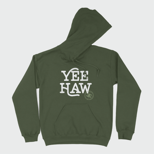 Yee-Haw | Army Green | Hoodie