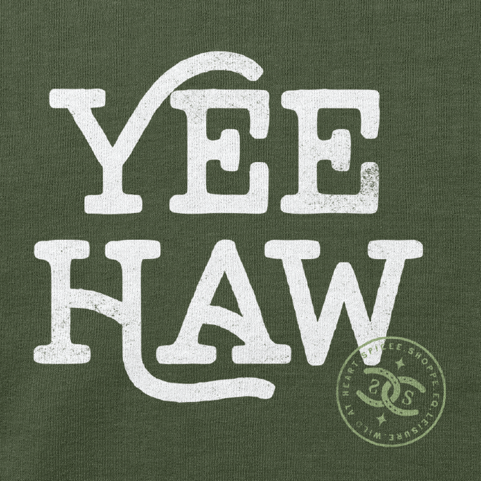 Yee-Haw | Army Green | Hoodie