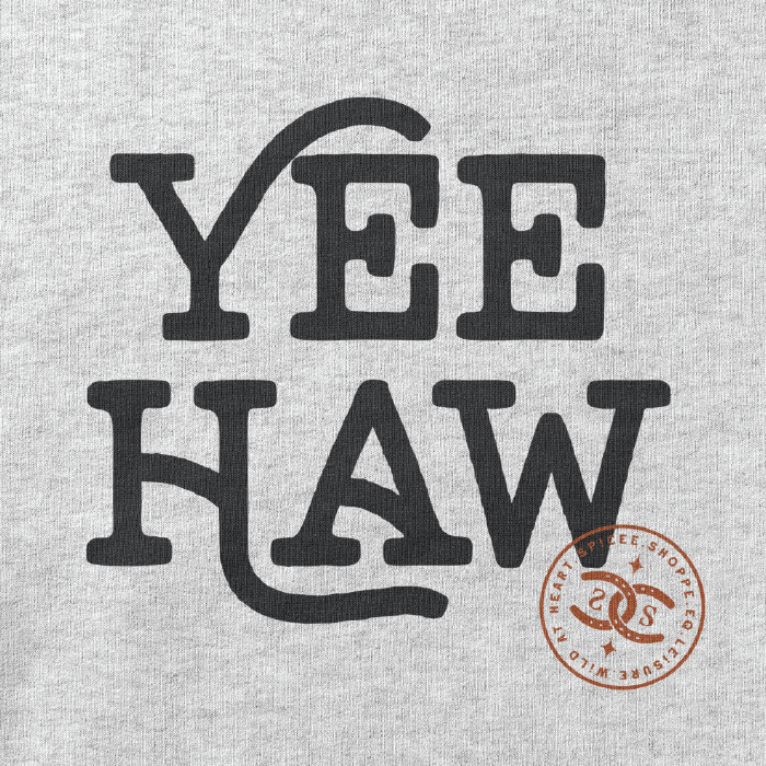 Yee-Haw | Ash Grey | Sweatshirt